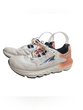 Altra Provision 7 Women's Running Shoes White Peach Foot Shaped Size 9.5